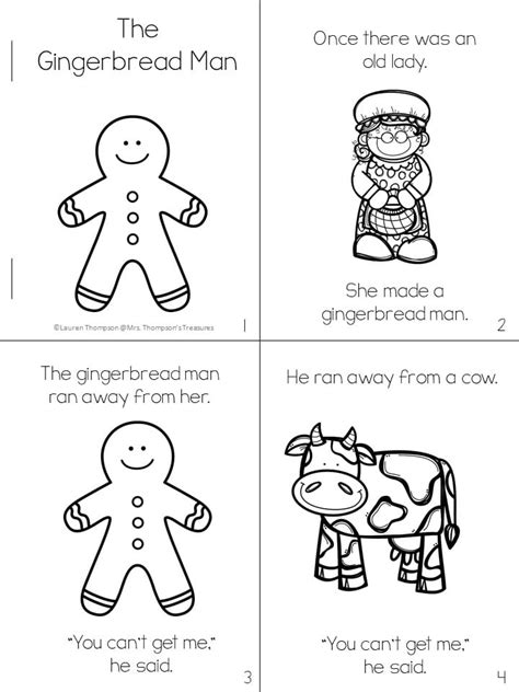 Gingerbread Man Story Printables
